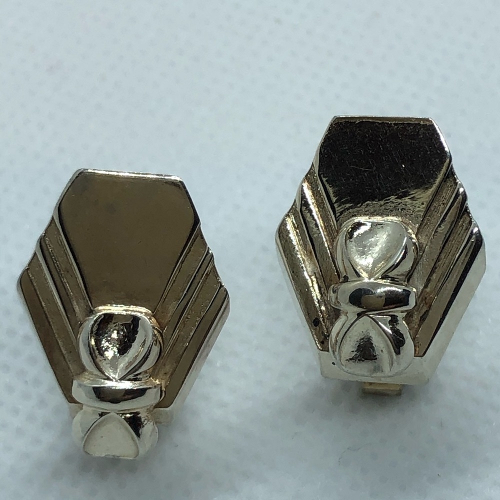 VTG Barclay Art Deco Style Clip ons